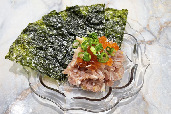 ねぎとろ梅水晶
